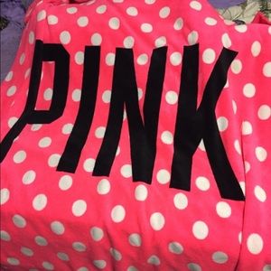 Victoria’s Secret PINK blanket polka dots rare